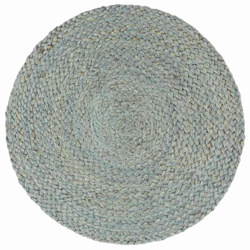 Naproane, 4 buc., verde olive, 38 cm, iută, simplu, rotund