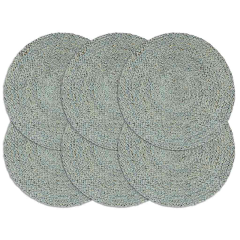 Naproane, 6 buc., verde olive, 38 cm, iută, rotund