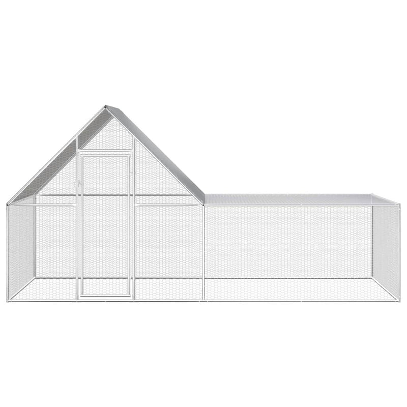 Coteț pentru păsări, 4 x 2 x 2 m, oțel galvanizat