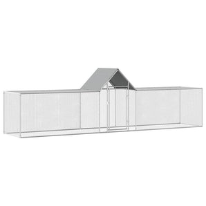 Coteț pentru păsări, 5 x 1 x 1,5 m, oțel galvanizat