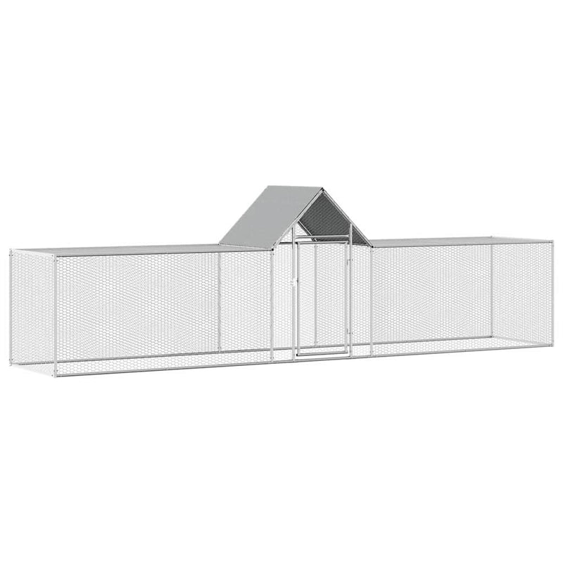 Coteț pentru păsări, 5 x 1 x 1,5 m, oțel galvanizat