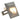 Lămpi de perete LED de exterior, 6 buc., argintiu, 2 W, pătrat