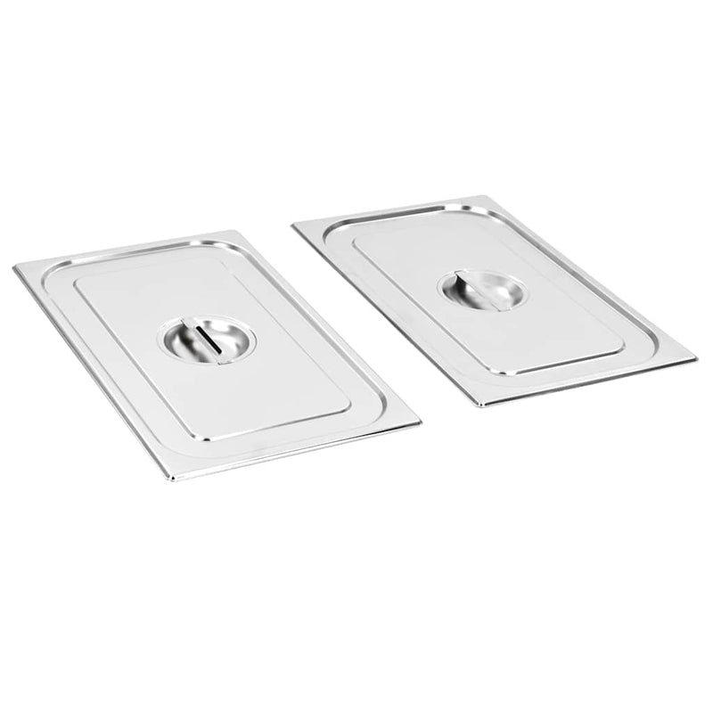Capace pentru tavă GN 1/1, 2 buc., oțel inoxidabil