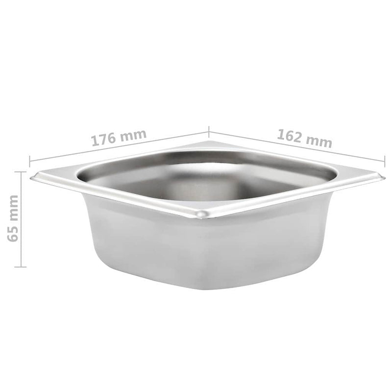 Recipiente Gastronorm 12 buc. GN 1/6 65 mm oțel inoxidabil