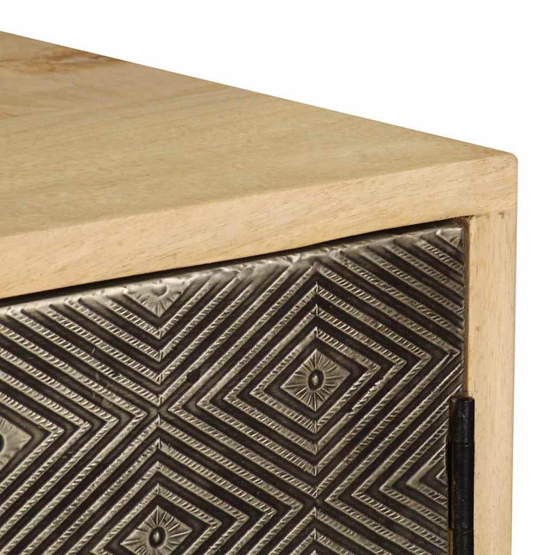 Dulap, 120 x 30 x 75 cm, lemn masiv de mango