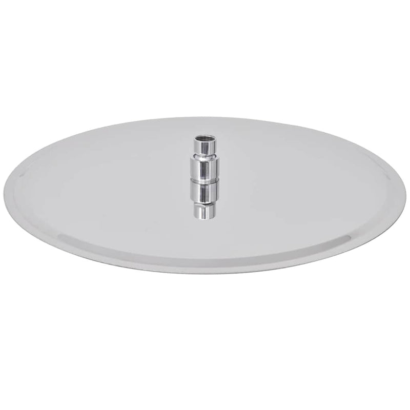 Cap de duș tip ploaie, 2 buc., Ø 40 cm, oțel inoxidabil