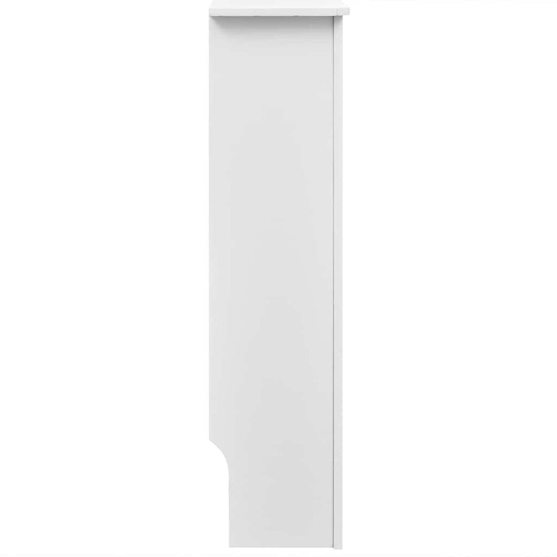Mască de calorifer, 2 buc., alb, 112 cm, lemn prelucrat