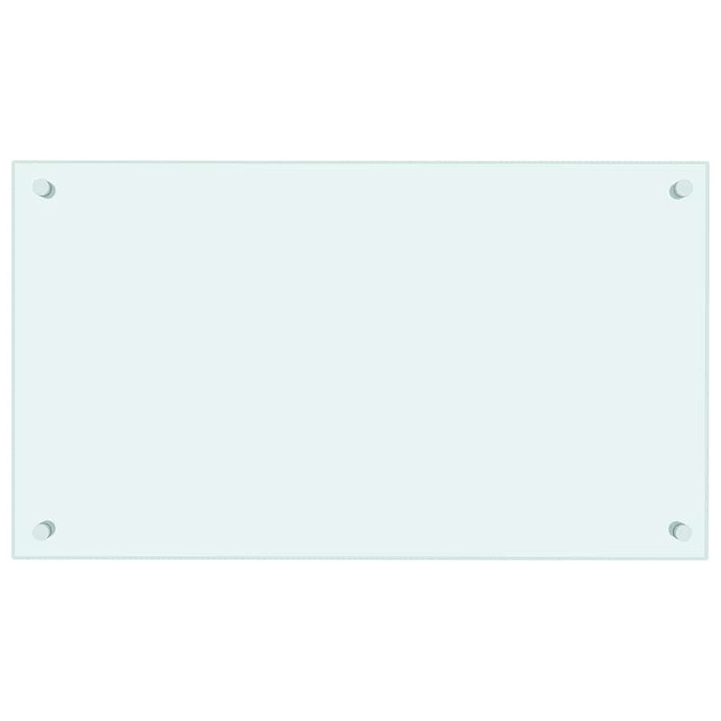 Panou antistropi de bucătărie, culoare lapte, 70x40 cm, sticlă securizată