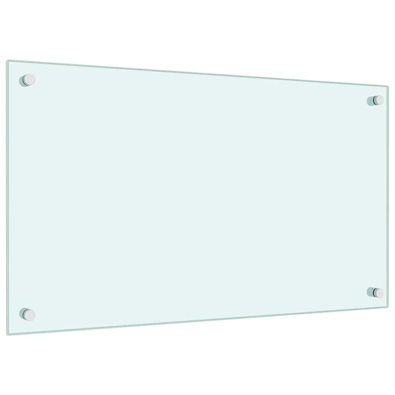 Panou antistropi de bucătărie, culoare lapte, 70x40 cm, sticlă securizată