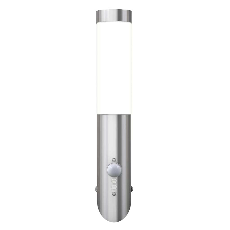 Lampă RVS cu senzor de mișcare 6 x 36 cm