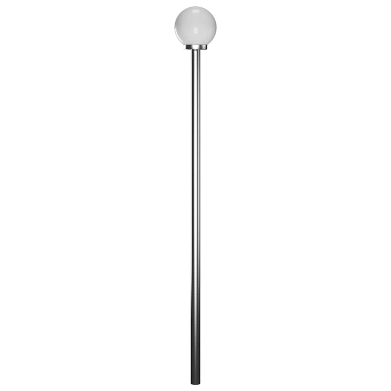 Lampă de grădină cu stâlp, 2 lămpi, 220 cm