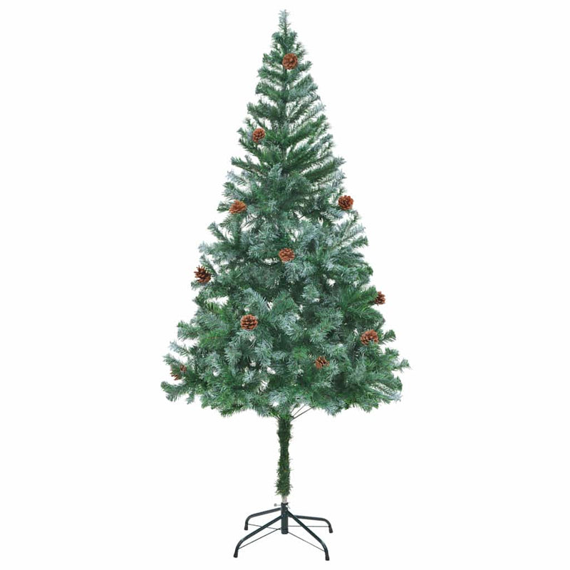 Brad de Crăciun artificial cu conuri de pin, 180 cm
