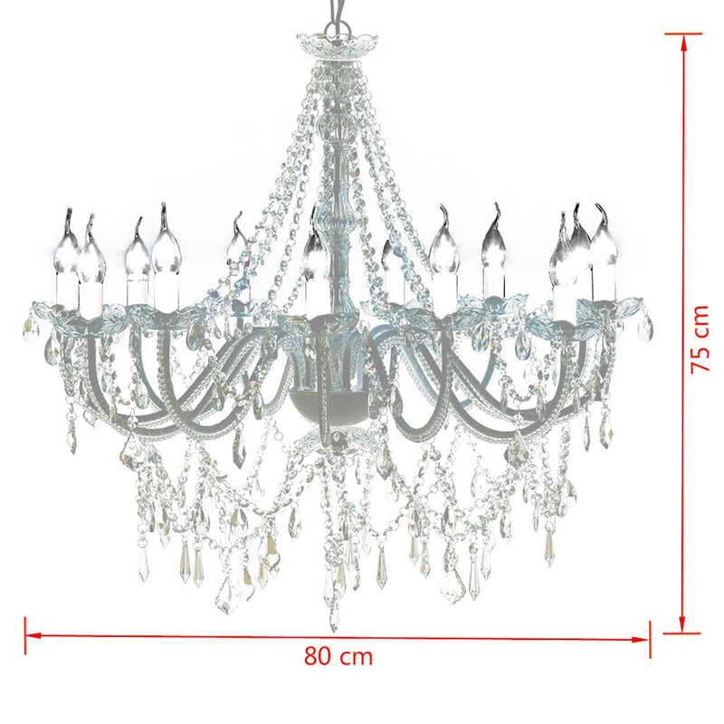 Candelabru cu 1600 cristale