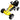 Kart cu pedale Go Kart, galben