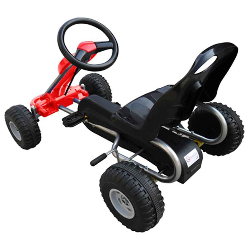 Kart cu pedale Go Kart, roșu