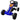 Kart cu pedale Go Kart, albastru