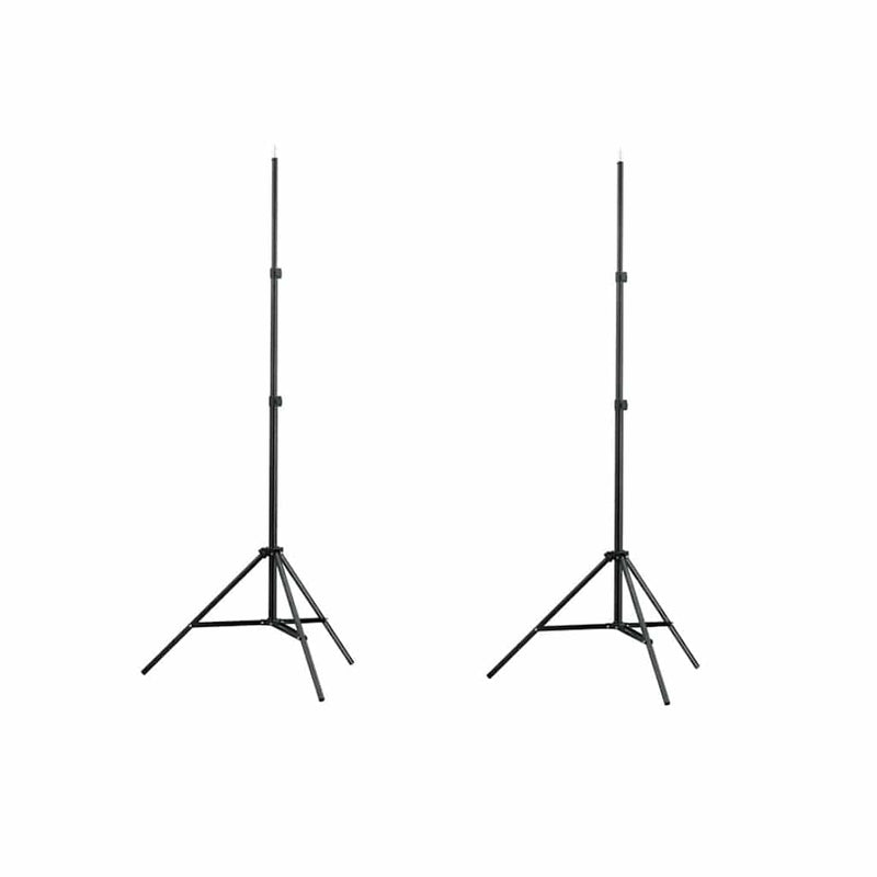 Stative de lumini, 2 buc., înălțime 78-210 cm