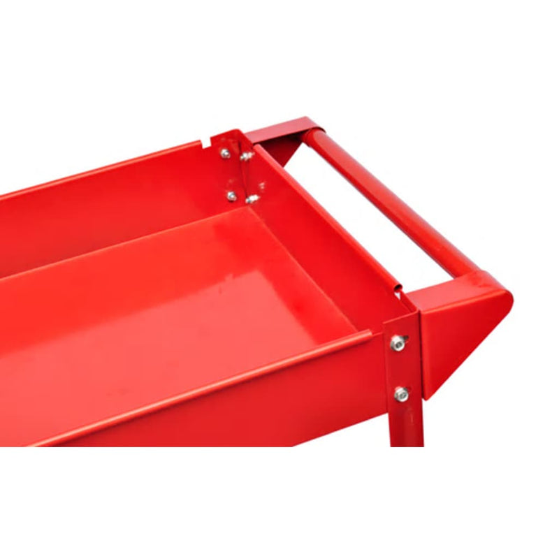 Cărucior pentru scule de atelier, 2 buc., 100 kg, 2 rafturi