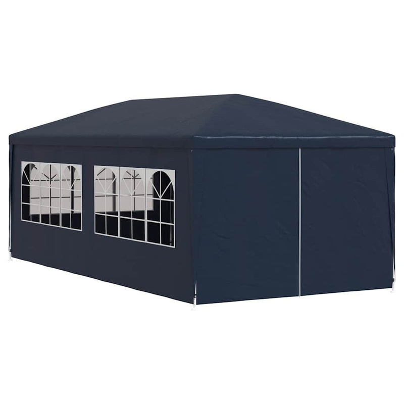Cort de petrecere, albastru, 3 x 6 m
