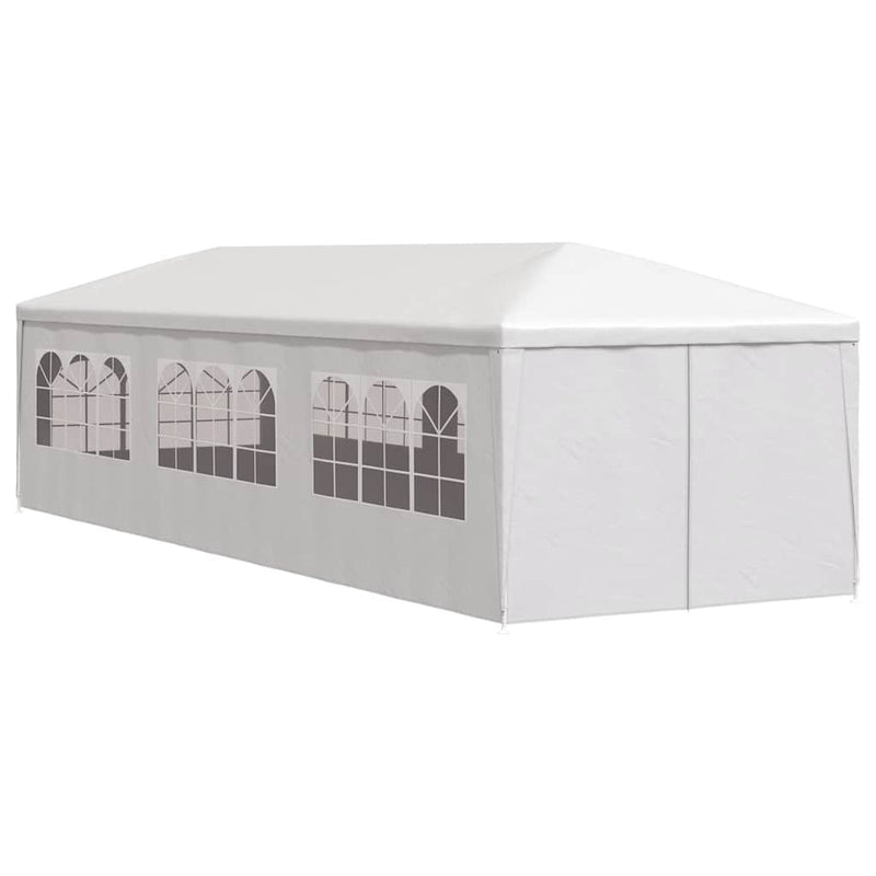 Cort de petrecere, alb, 3 x 9 m