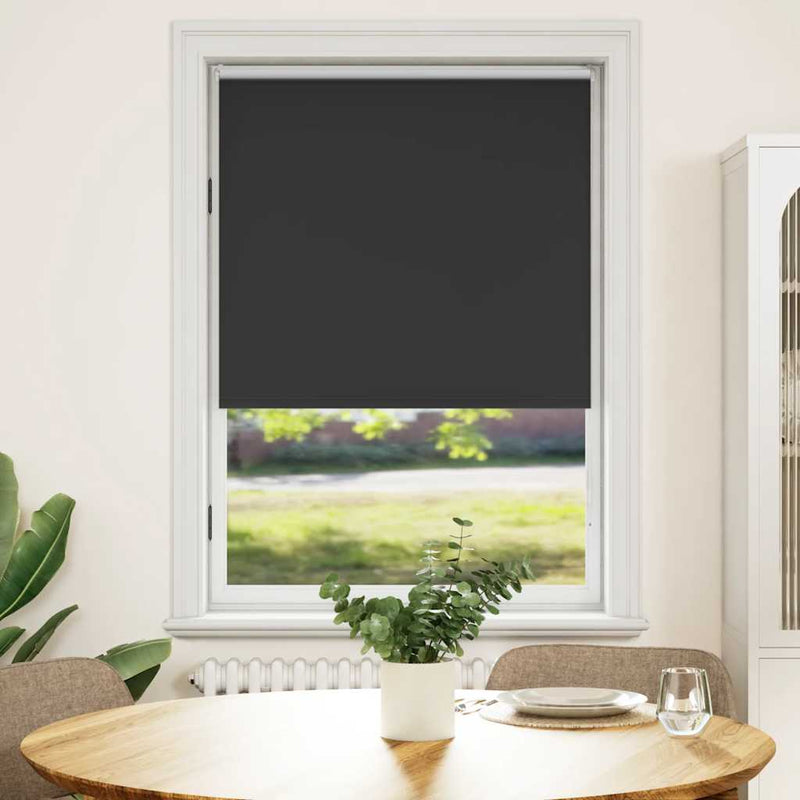 Jaluzea opacă 84,4x175 cm, lățime material 80 cm, negru