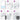 Jaluzea opacă 104,4x175 cm, lățime material 100 cm, alb