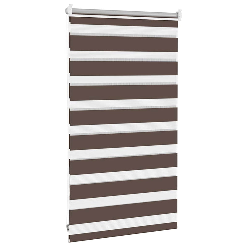 Jaluzea Zebră 50,9x100 cm Lățime material 46,7 cm, culoare cafea