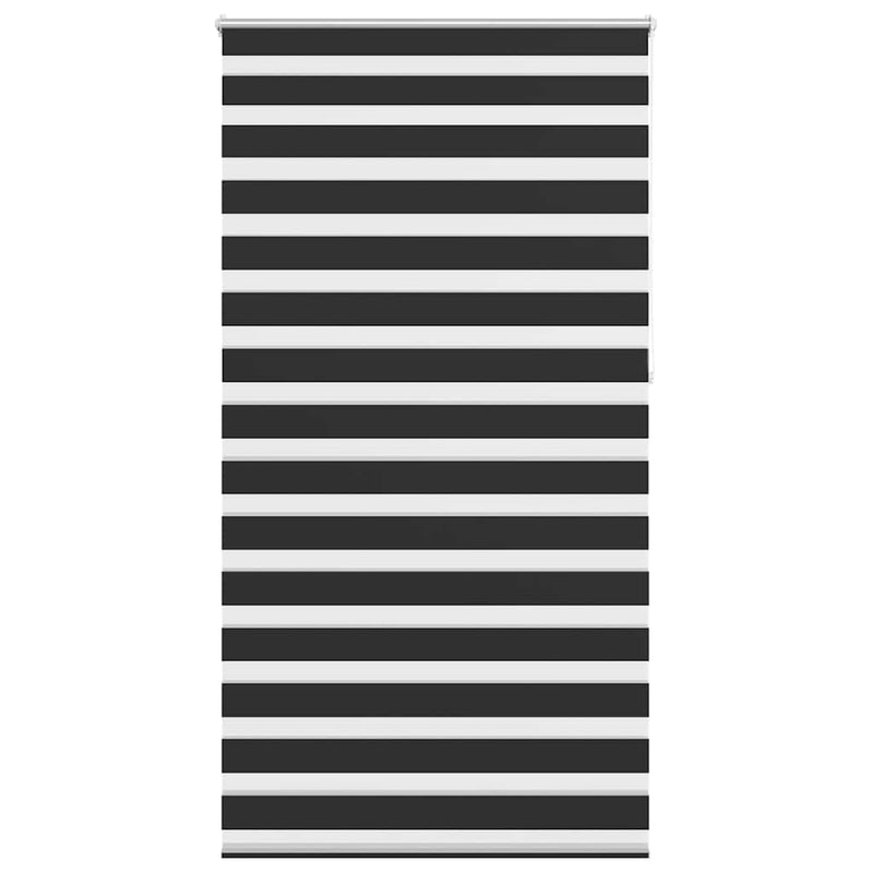 Jaluzea Zebră 120,9x230 cm Lățime material 116,7 cm negru