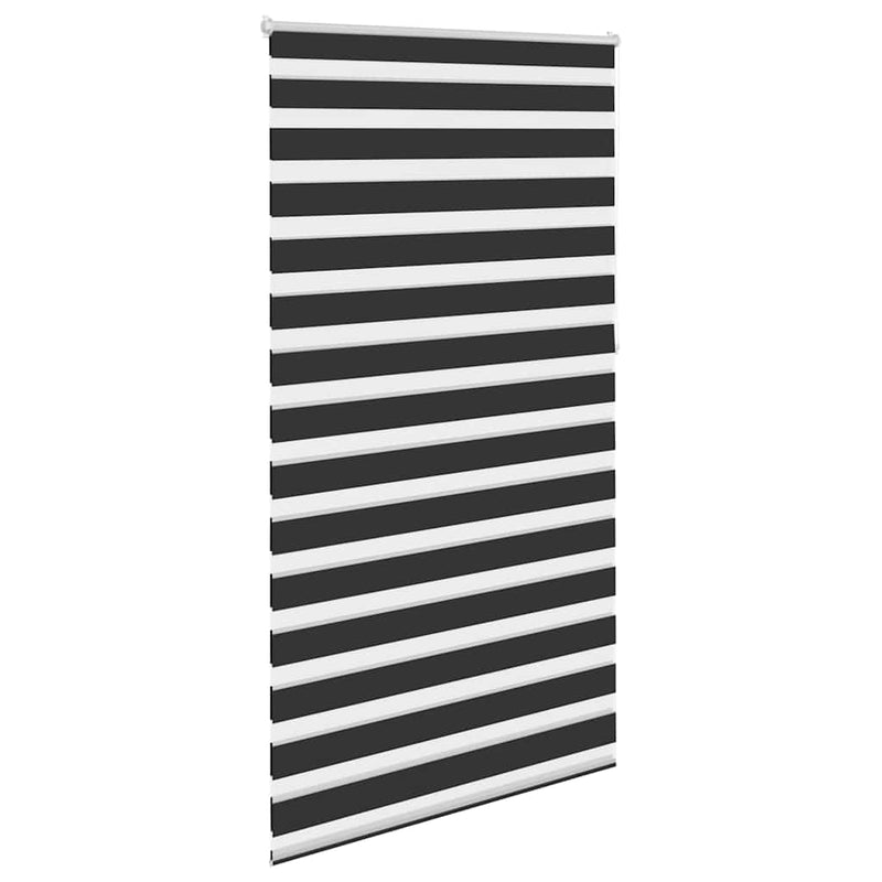 Jaluzea Zebră 120,9x230 cm Lățime material 116,7 cm negru