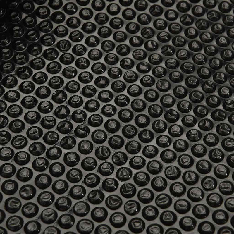 Folie de piscină solară, negru, 8x5 m, PE, dreptunghiular, plutitor
