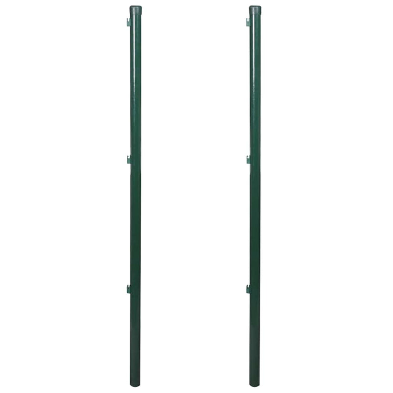 Stâlpi pentru gard, 2 buc., 115 cm