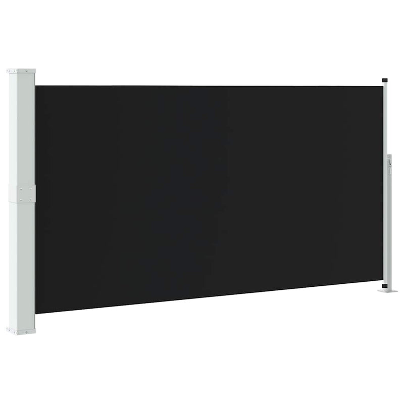 Copertină laterală pentru terasă/curte, negru, 160x300 cm