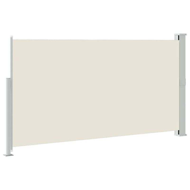 Copertină laterală pentru terasă/curte, crem, 160x300 cm