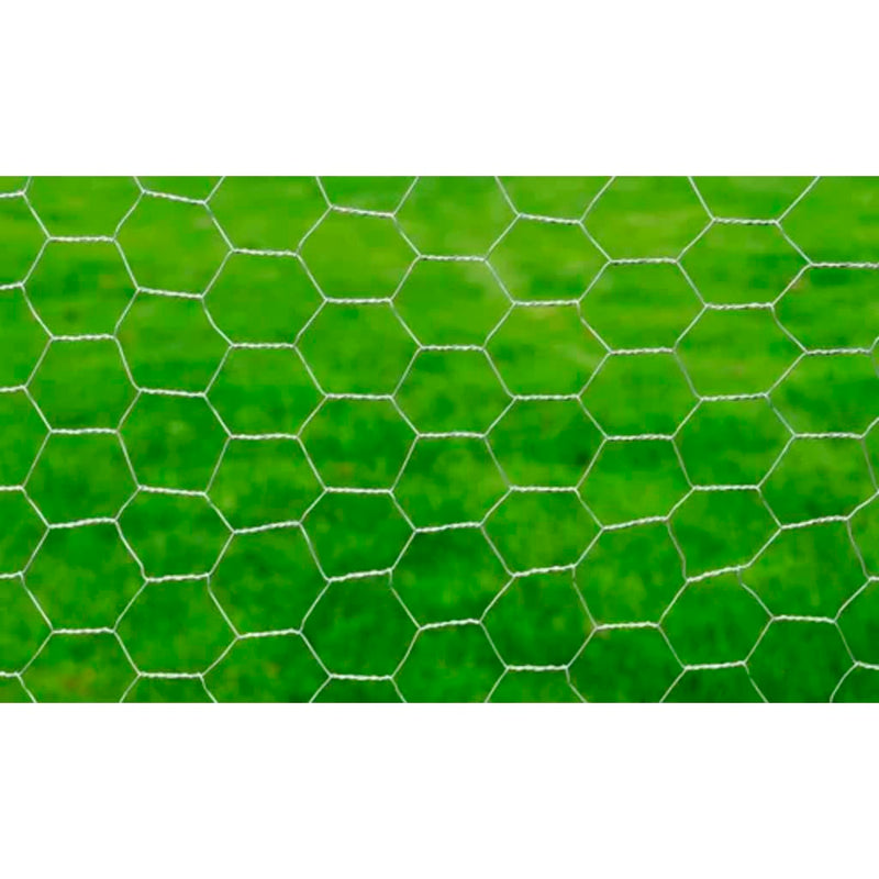 Plasă de sârmă găini, argintiu, 25 x 0,5 m, oțel galvanizat