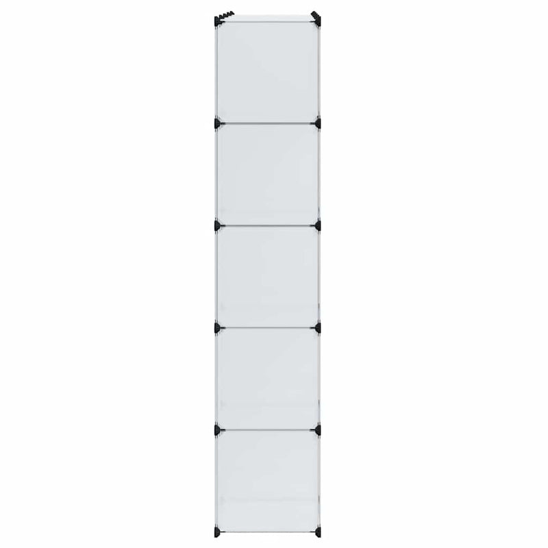 Dulap modular cu 14 compartimente alb 37 x 146 x 180,5 cm