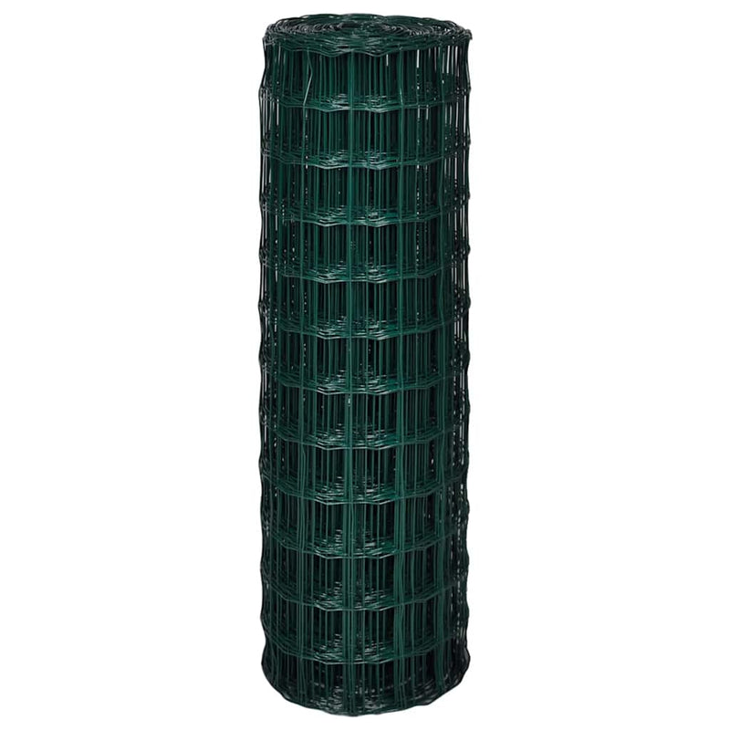 Garduri din sârmă Fier acoperit cu PVC Verde