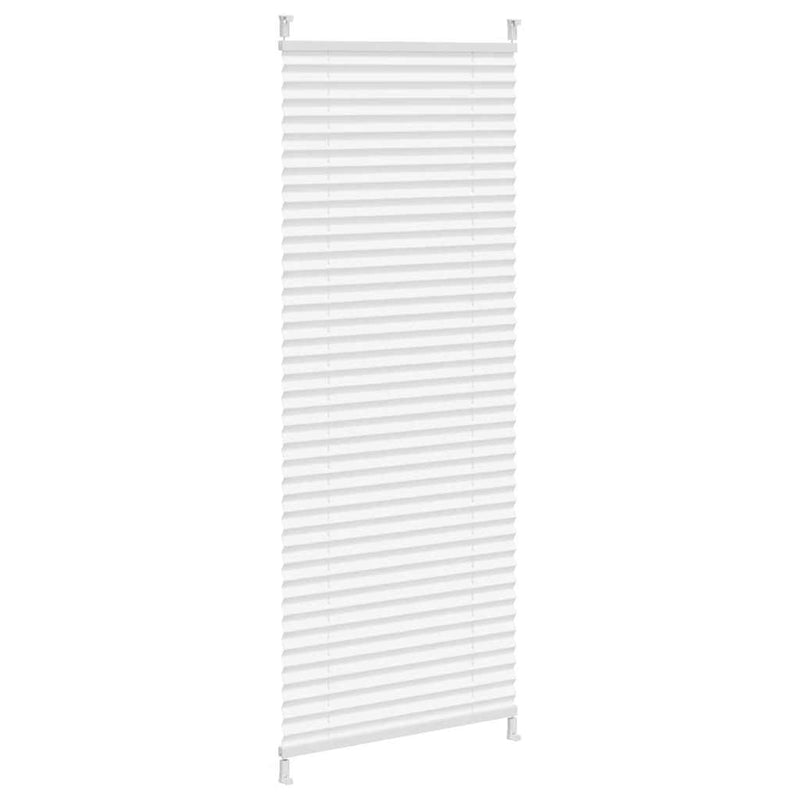 Jaluzea plisse, alb, 50x100 cm, pliuri