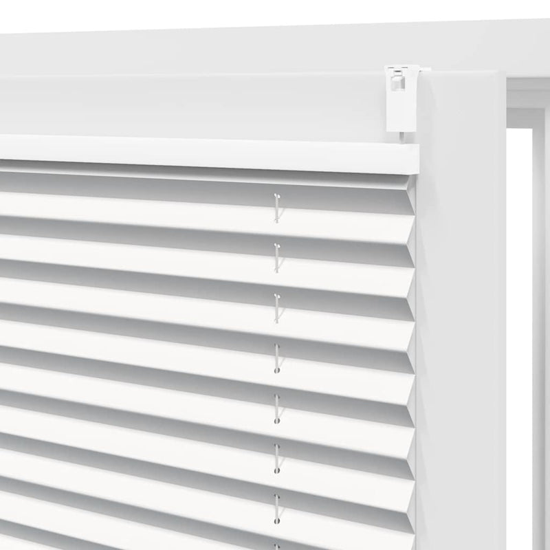 Jaluzea plisse, alb, 60x200 cm, pliuri