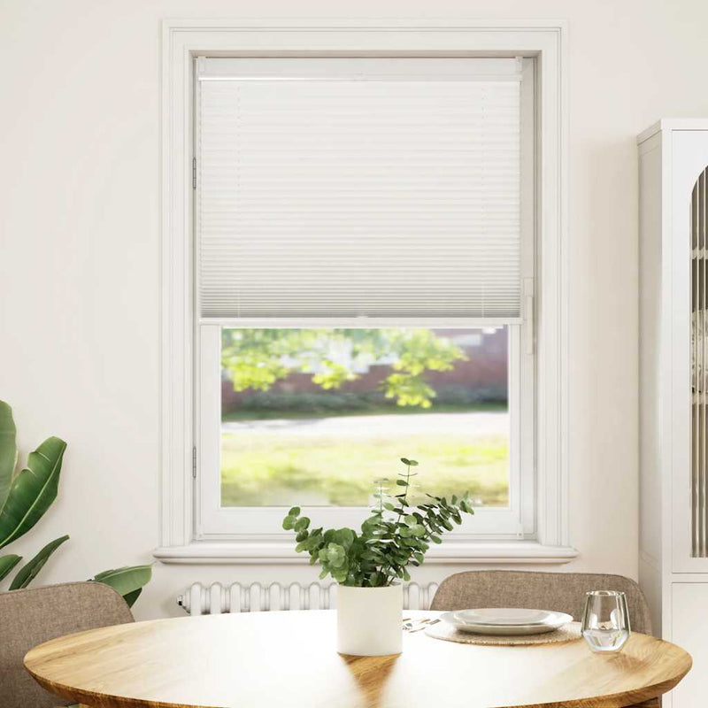 Jaluzea plisse, alb, 70x100 cm, pliuri