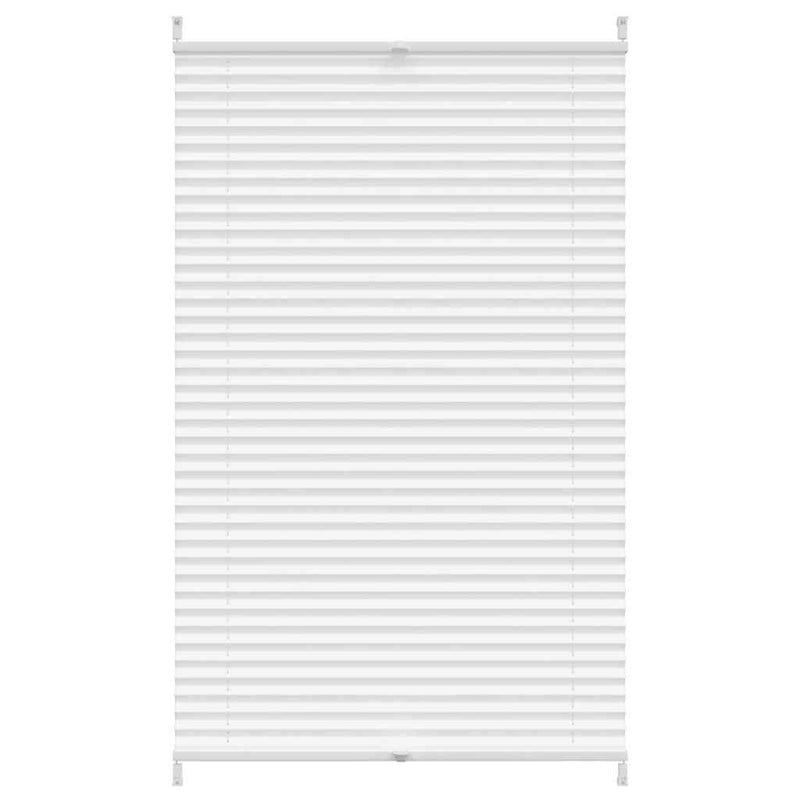 Jaluzea plisse, alb, 80x200 cm, pliuri