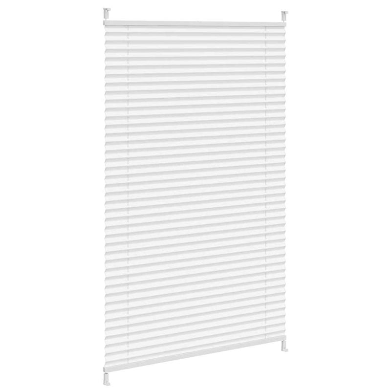 Jaluzea plisse, alb, 90x150 cm, pliuri