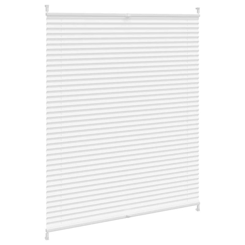 Jaluzea plisse, alb, 100x200 cm, pliuri