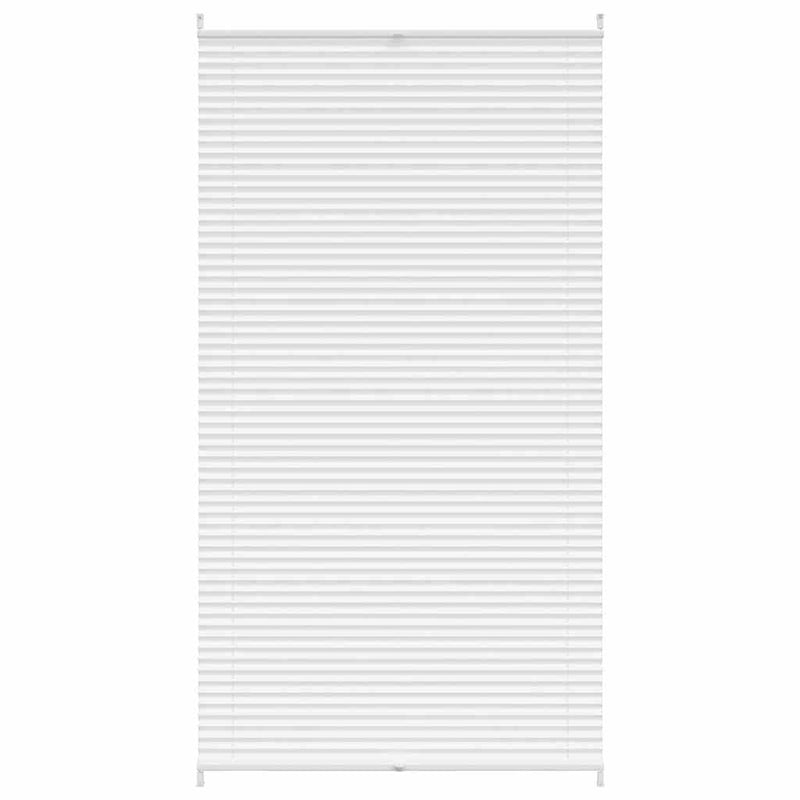 Jaluzea plisse, alb, 100x200 cm, pliuri