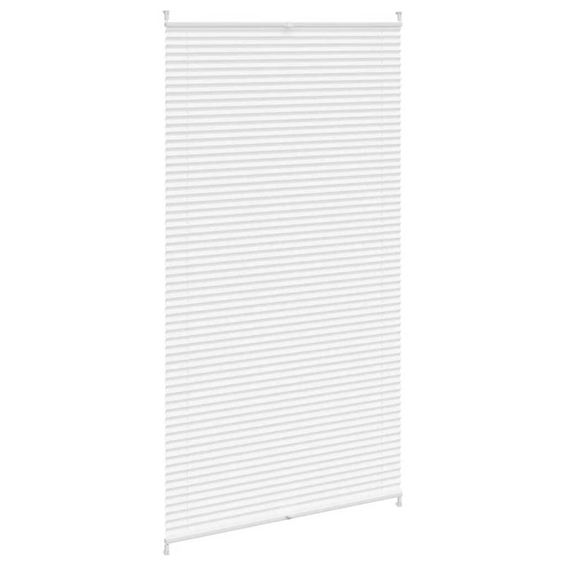 Jaluzea plisse, alb, 100x200 cm, pliuri