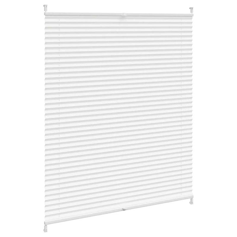Jaluzea plisse, alb, 110x100 cm, pliuri