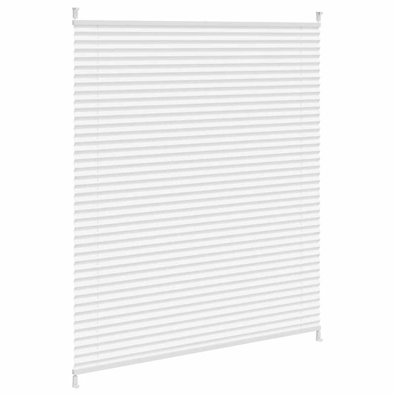 Jaluzea plisse, alb, 110x100 cm, pliuri
