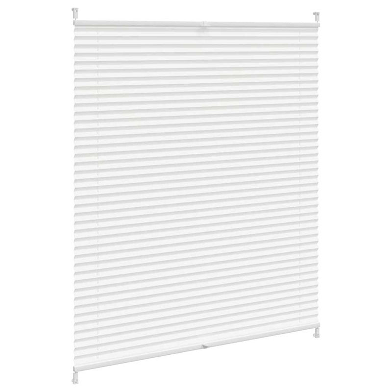 Jaluzea plisse, alb, 110x150 cm, pliuri