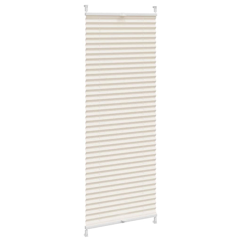 Jaluzea plisată, crem, 40x125 cm