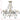 Lampă de plafon suspendată, candelabru cristal, elegant, 5 becuri