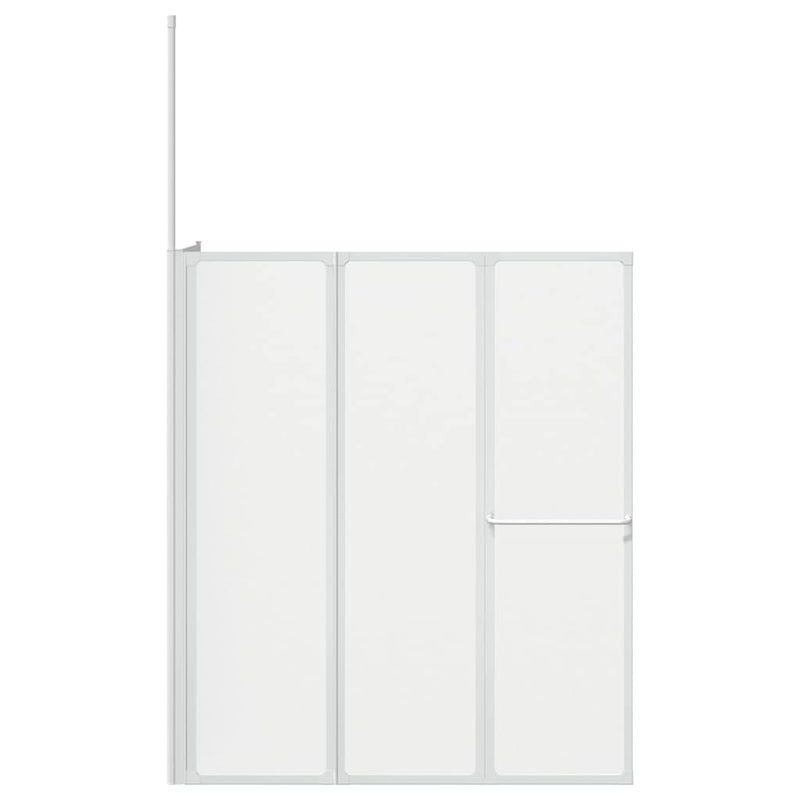 Paravan cadă duș în formă de L 70x120x137 cm 4 panouri pliabil